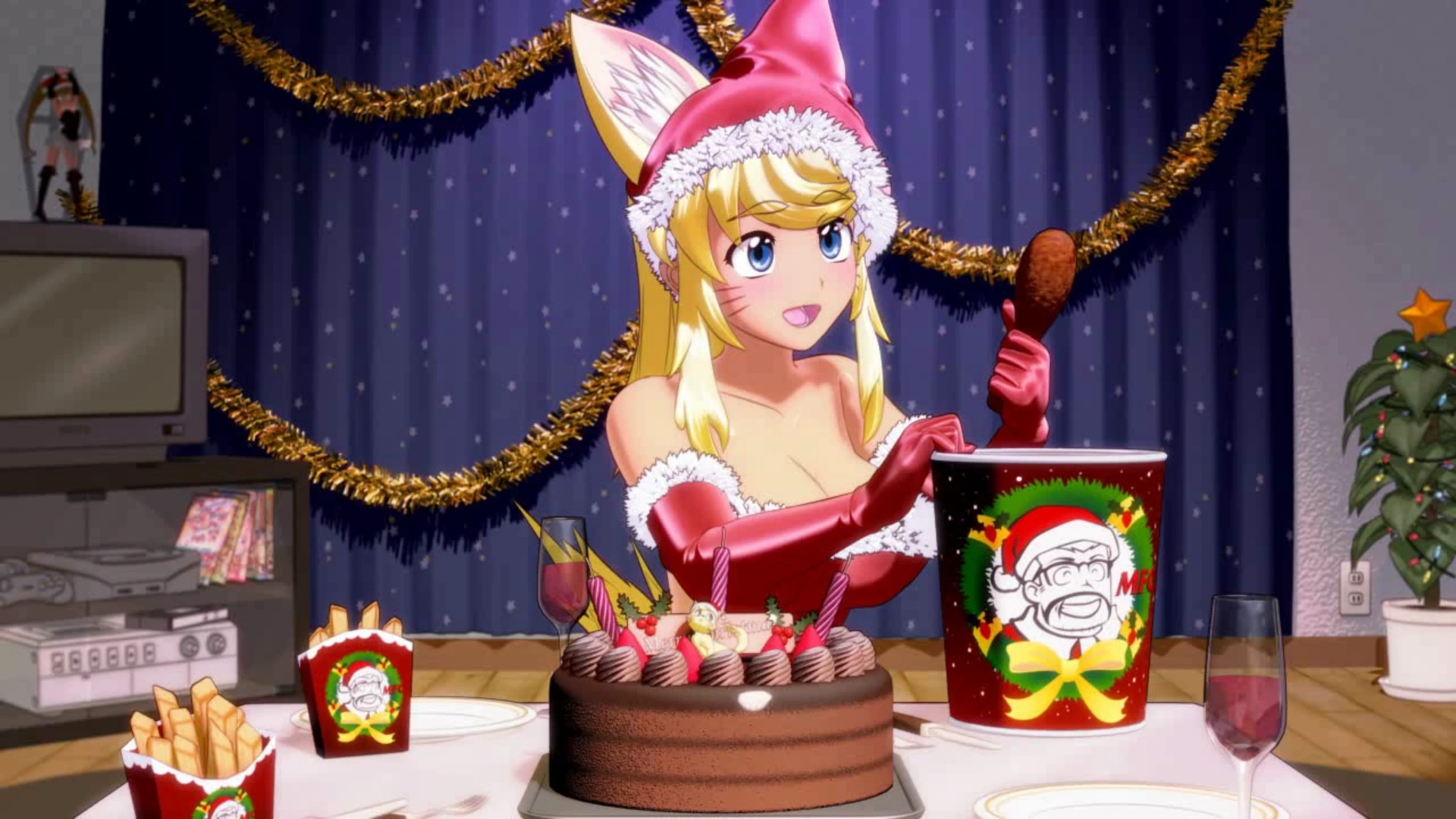 Wolf Girl With You Xmas Party 1